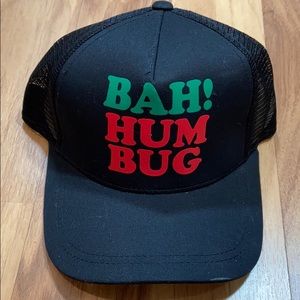 🔥🔥🔥Bah! Hum Bug Hat Trucker Style Black